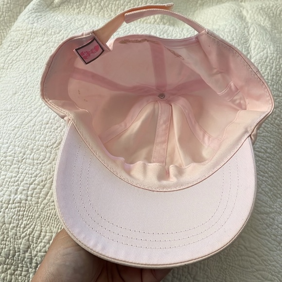 Pink “Share the Care” Breast Cancer Awareness Women’s adjustable ball cap. - Picture 5 of 6